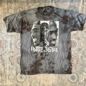 2 Pac Poetic Justice Tie Dye Shirt